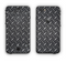 The Black Diamond-Plate Apple iPhone 6 LifeProof Nuud Case Skin Set