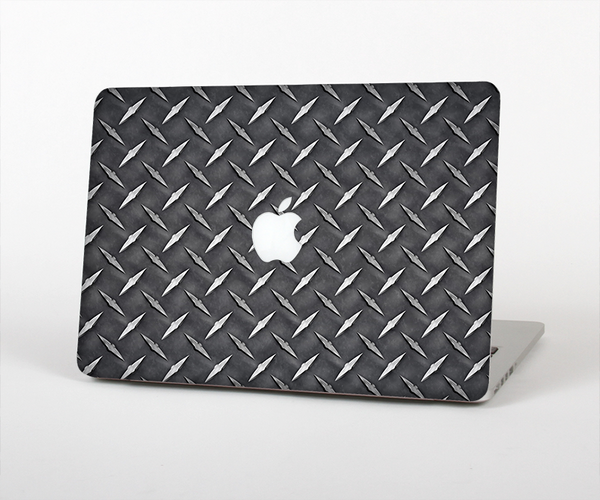 The Black Diamond-Plate Skin Set for the Apple MacBook Pro 13" with Retina Display