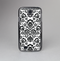 The Black Floral Delicate Pattern Skin-Sert Case for the Samsung Galaxy S4