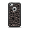 The Black Floral Lace Apple iPhone 5c Otterbox Defender Case Skin Set