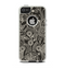 The Black Floral Laced Pattern V2 Apple iPhone 5-5s Otterbox Commuter Case Skin Set