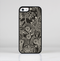 The Black Floral Laced Pattern V2 Skin-Sert Case for the Apple iPhone 5c