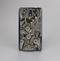 The Black Floral Laced Pattern V2 Skin-Sert Case for the Samsung Galaxy Note 3