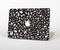 The Black Floral Sprout Skin Set for the Apple MacBook Pro 13" with Retina Display
