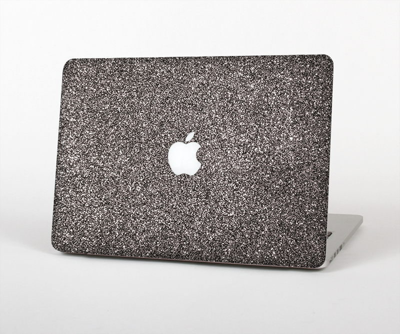 The Black Glitter Ultra Metallic Skin Set for the Apple MacBook