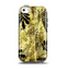 The Black & Gold Grunge Leaf Surface Apple iPhone 5c Otterbox Symmetry Case Skin Set