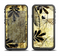 The Black & Gold Grunge Leaf Surface Apple iPhone 6/6s Plus LifeProof Fre Case Skin Set