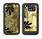 The Black & Gold Grunge Leaf Surface Full Body Samsung Galaxy S6 LifeProof Fre Case Skin Kit