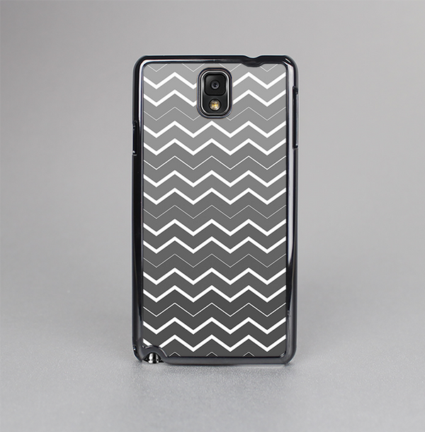 The Black Gradient Layered Chevron Skin-Sert Case for the Samsung Galaxy Note 3