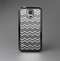 The Black Gradient Layered Chevron Skin-Sert Case for the Samsung Galaxy S5