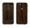 The Black Grained Walnut Wood Apple iPhone 6 LifeProof Nuud Case Skin Set