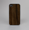 The Black Grained Walnut Wood Skin-Sert Case for the Apple iPhone 4-4s