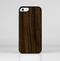 The Black Grained Walnut Wood Skin-Sert Case for the Apple iPhone 5c