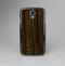 The Black Grained Walnut Wood Skin-Sert Case for the Samsung Galaxy S4