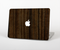 The Black Grained Walnut Wood Skin Set for the Apple MacBook Pro 15"