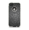 The Black & Gray Dark Lace Floral Apple iPhone 5-5s Otterbox Commuter Case Skin Set