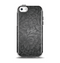 The Black & Gray Dark Lace Floral Apple iPhone 5c Otterbox Symmetry Case Skin Set