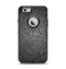 The Black & Gray Dark Lace Floral Apple iPhone 6 Otterbox Defender Case Skin Set