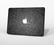 The Black & Gray Dark Lace Floral Skin Set for the Apple MacBook Pro 15"