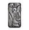 The Black & Gray Monochrome Pattern Apple iPhone 6 Plus Otterbox Commuter Case Skin Set