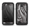 The Black & Gray Monochrome Pattern Samsung Galaxy S4 LifeProof Nuud Case Skin Set