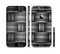 The Black & Gray Woven HD Pattern Sectioned Skin Series for the Apple iPhone 6s Plus