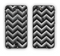 The Black Grayscale Layered Chevron Apple iPhone 6 Plus LifeProof Nuud Case Skin Set