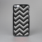 The Black Grayscale Layered Chevron Skin-Sert Case for the Apple iPhone 6