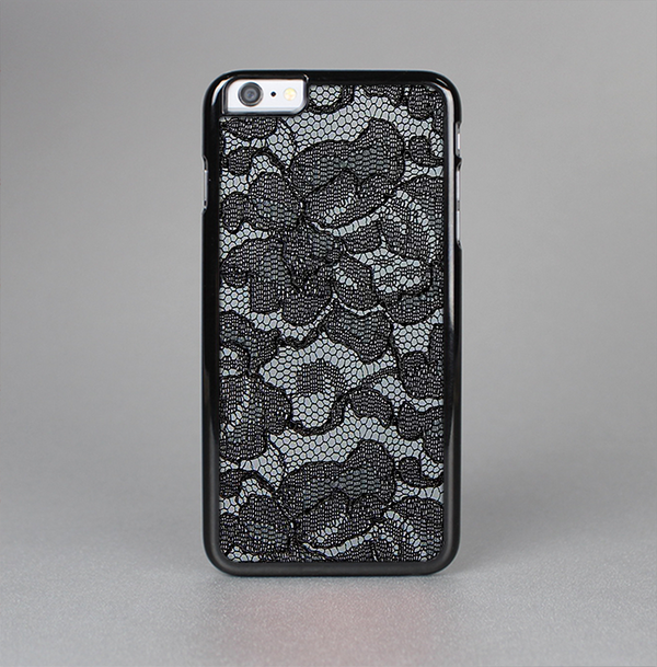 The Black Lace Texture Skin-Sert Case for the Apple iPhone 6