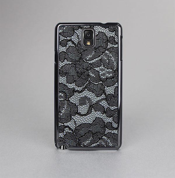 The Black Lace Texture Skin-Sert Case for the Samsung Galaxy Note 3