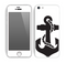 The Black Nautical Anchor Skin for the Apple iPhone 5c