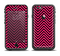 The Black & Pink Sharp Chevron Pattern Apple iPhone 6/6s Plus LifeProof Fre Case Skin Set