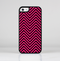 The Black & Pink Sharp Chevron Pattern Skin-Sert Case for the Apple iPhone 5c