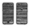 The Black Planks of Wood Apple iPhone 6 LifeProof Nuud Case Skin Set