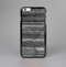 The Black Planks of Wood Skin-Sert Case for the Apple iPhone 6