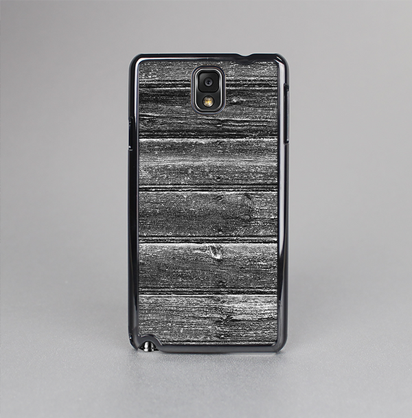 The Black Planks of Wood Skin-Sert Case for the Samsung Galaxy Note 3