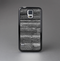The Black Planks of Wood Skin-Sert Case for the Samsung Galaxy S5