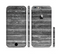 The Black Planks of Wood Sectioned Skin Series for the Apple iPhone 6
