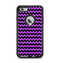 The Black & Purple Chevron Pattern Apple iPhone 6 Plus Otterbox Defender Case Skin Set
