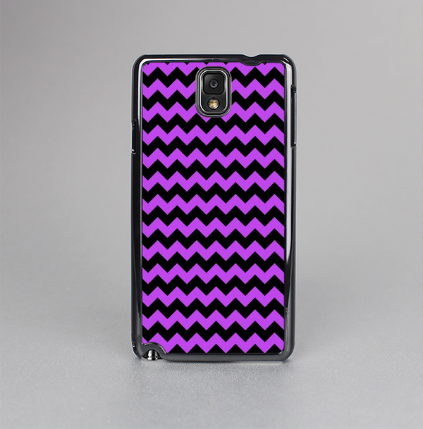 The Black & Purple Chevron Pattern Skin-Sert Case for the Samsung Galaxy Note 3