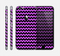 The Black & Purple Chevron Pattern Skin for the Apple iPhone 6