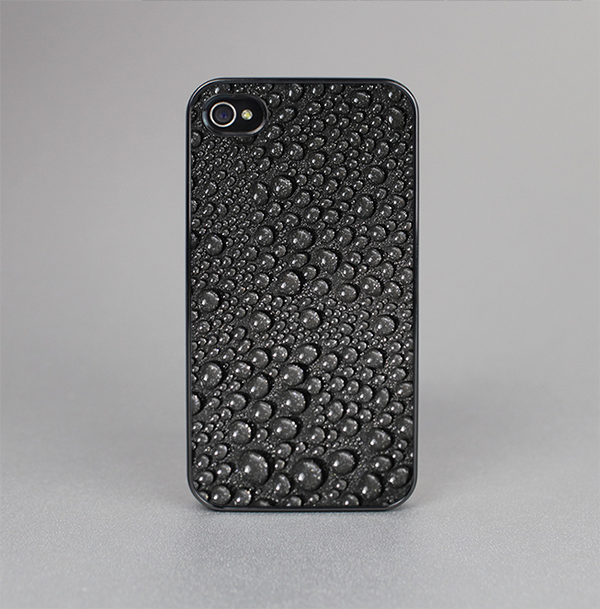 The Black Rain Drops Skin-Sert Case for the Apple iPhone 4-4s