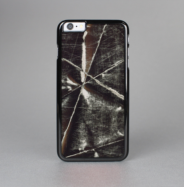 The Black Torn Woven Texture Skin-Sert Case for the Apple iPhone 6