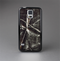 The Black Torn Woven Texture Skin-Sert Case for the Samsung Galaxy S5