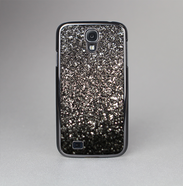 The Black Unfocused Sparkle Skin-Sert Case for the Samsung Galaxy S4