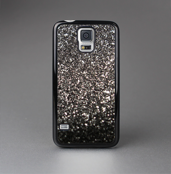 The Black Unfocused Sparkle Skin-Sert Case for the Samsung Galaxy S5