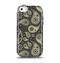 The Black & Vintage Green Paisley Apple iPhone 5c Otterbox Symmetry Case Skin Set