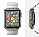 The Black & Vintage Green Paisley Full-Body Skin Kit for the Apple Watch