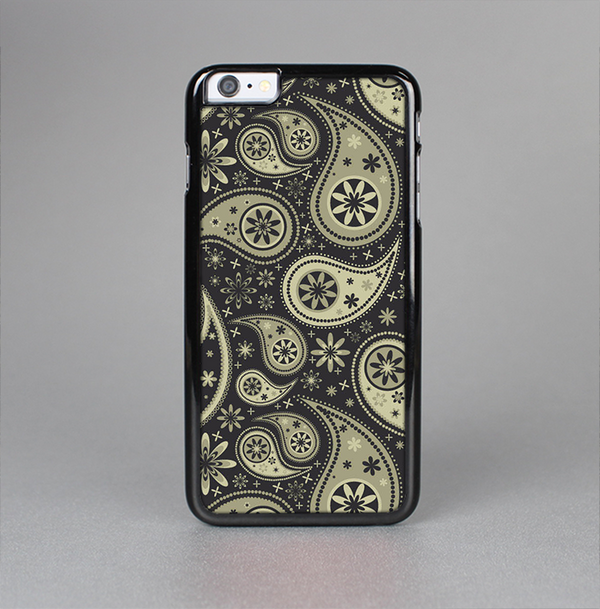 The Black & Vintage Green Paisley Skin-Sert Case for the Apple iPhone 6