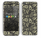 The Black & Vintage Green Paisley Skin for the Apple iPhone 5c